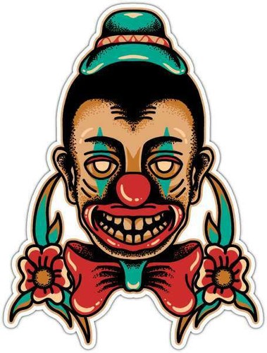 Adesivo clown jocker - , circo